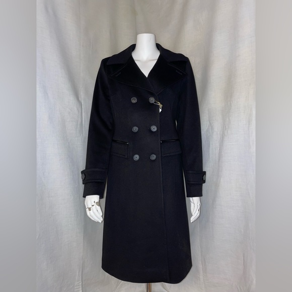 Loro Piana Capolavoro Double Brested Jacket Size 44IT 10US Style 380100 NEW BLK